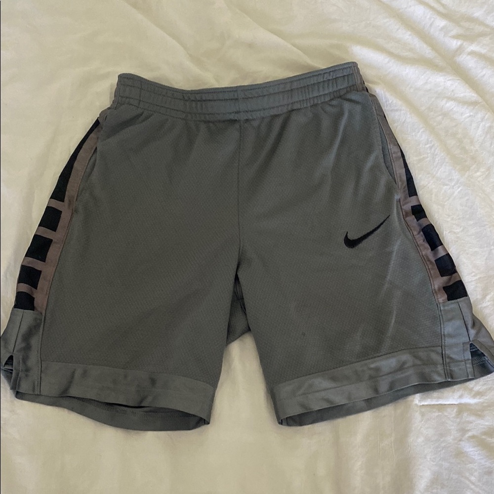Nike Gray and Black Athletic Shorts Lightweight Performance
